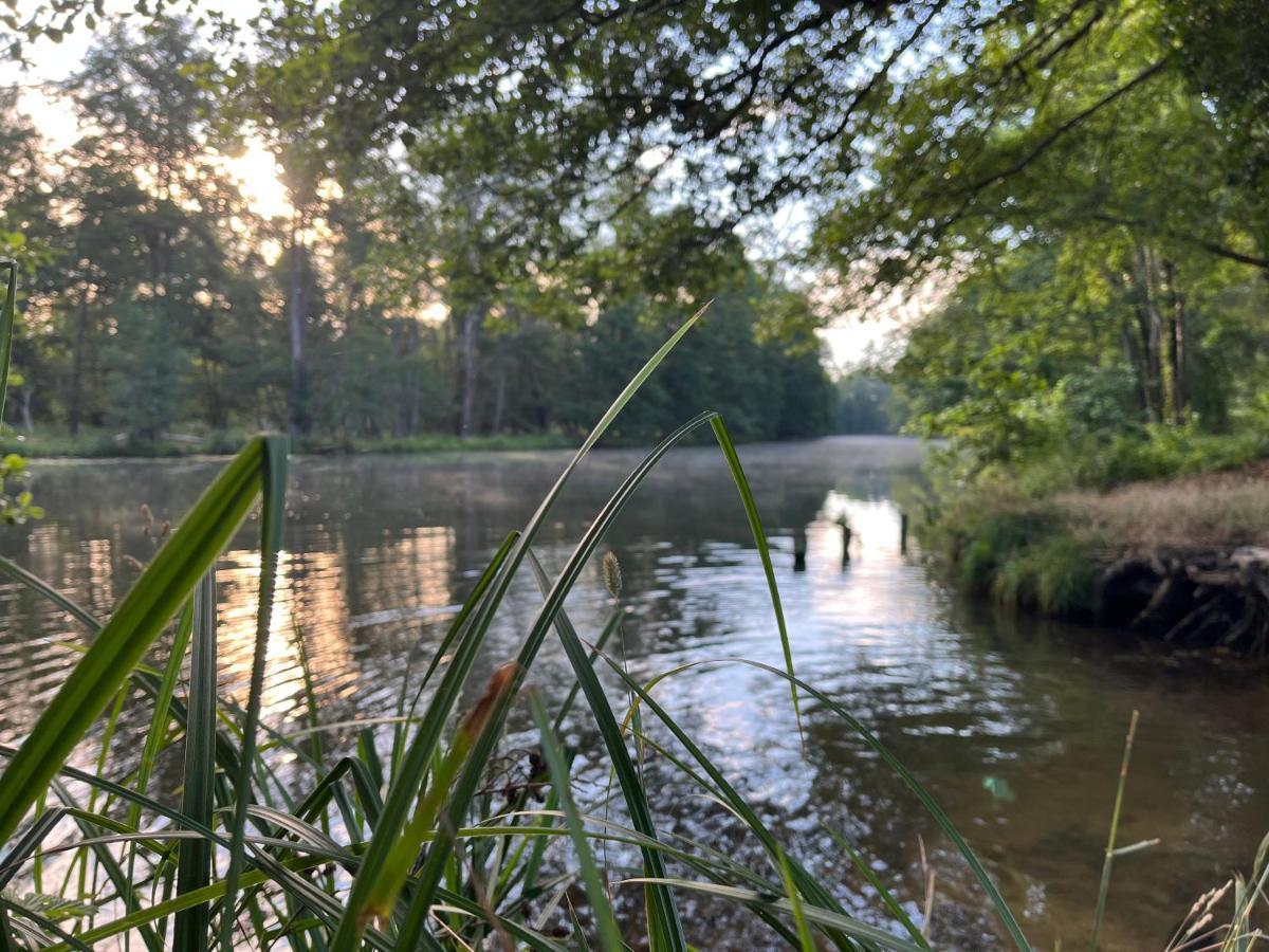 Kahnstuebchen Mit Neuem Innenhof Garten Lübben Exteriör bild